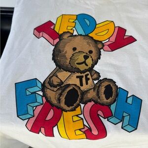 Teddy Fresh Unisex Graphic T-Shirt - White